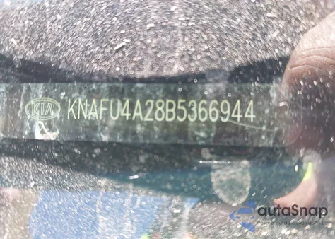 2011 Kia Forte Ex z USA, uszkodzony, nr VIN KNAFU4A28B5366944